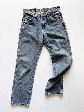 Wrangler Mid Rise Classic Fit Medium Wash Jeans Denim Womens 30x30